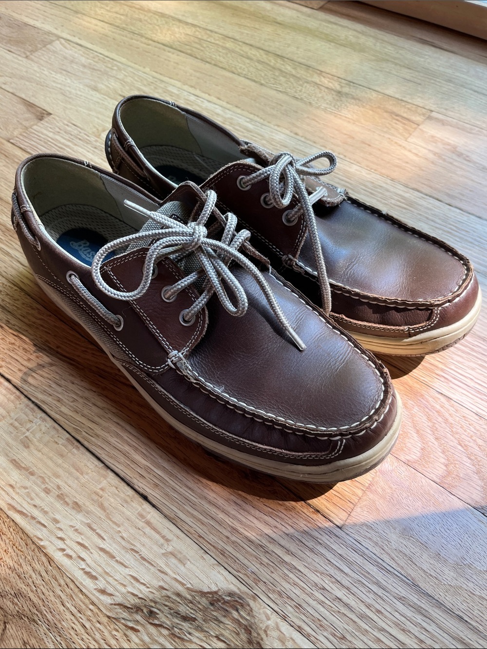 G.H. Bass Leather Boat Shoes Men’s 12 M Brown